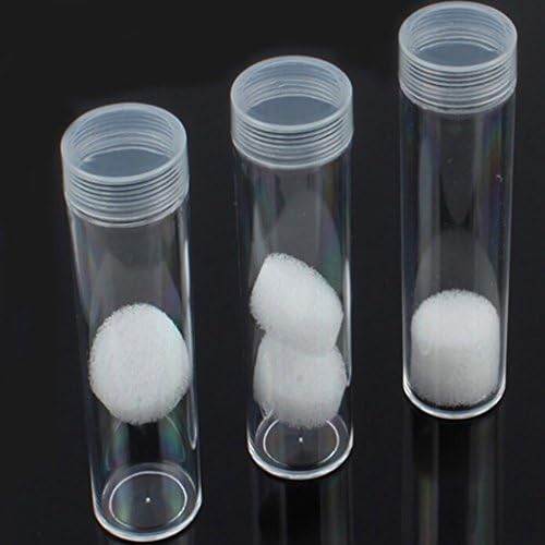 P Prettyia 10Pcs Clear Coin Capsules Containers Box Holders Coin Storage Tube Coin Collecting Sorting Organizer - 22.9mm Diameter