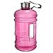 2.2 Litre Water Bottle,BPA Free Half Gallon Water Bottle - Drinking Container Jug - Resin Fitness Bottle for Gym,Dieting,Bodybuilding,Outdoor Hiking & Office Leisure Fitness By SGODDE Light Pink