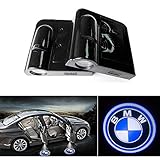 Soondar® 2-Pack New Design Wireless BMW LOGO Door Light Car Vehicle LED Courtesy Welcome Logo Light Shadow Ghost LED Light Lamp Projector Light - No Drilling Required