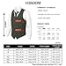 VOBOOM Men's Slim Fit Herringbone Tweed Suits Vest Premium Wool Blend Waistcoat (Army Green, 3XL)