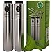 Olive Oil Sprayer - Stainless Steel Vinegar Sprayer And Olive Oil Pump Mister Spray Bottles For BBQ Cooking Baking Roasting Grilling Frying With Silicone Funnel