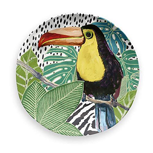 Lush Jungle Toucan Side Plate 21Cm Dia