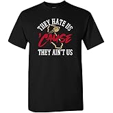 Xtreme Apparrel They Hate Us 'Cause They Ain't Us Men's T-Shirt for Football Fans