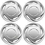 Hub-Caps for Select Toyota Corolla (Pack of 4) 14 Inch Silver Wheel Covers
