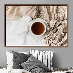 signwin Framed Canvas Wall Art Coffee in The...