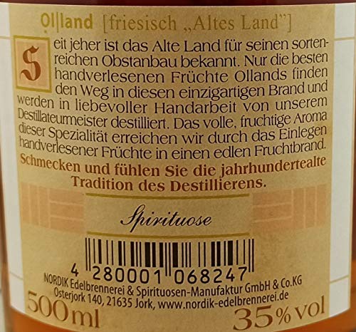 NORDIK Edelbrennerei & Spirituosenmanufaktur Obstbrände Quitte Gold (1 x 0.5l ) – Bild 3