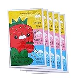 [TONYMOLY] Seedless Strawberry Seeds 3-step Nose Pack 6g (1. 5 Set)