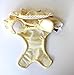 Dog SKIRT Diaper Female Sanitary Pant Dress Ruffles Cotton For SMALL Breeds DELIVERY TIME 2 - 4 DAY (YELLOW, LARGE: Waist 11