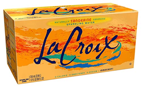 LA CROIX, TANGERINE SPARKLING WATER, 12 OZ,