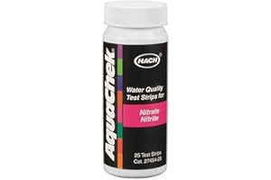 HACH AquaChek 641426E Swimming Pool and Spa Nitrate/Nitrite Test Strips, 25 Strips
