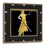 3dRose LLC DPP_39590_3 Wall Clock, 15 by