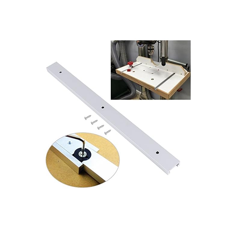 Akozon TNutenschiene 400mm Aluminiumlegierung TTrack TNut Schiene