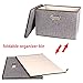 Large Linen Fabric Foldable Storage Container [2-Pack] with Removable Lid and Handles,Storage bin box cubes Organizer - Gray For Home, Office, Nursery, Closet, Bedroom, Living Room