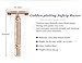 BAILI Luxury Gift Butterfly Open TTO Double Edge Safety Razor Wet Shaving for Men Women with 5 PLatinum Blades and Stand Rose Gold BD521G