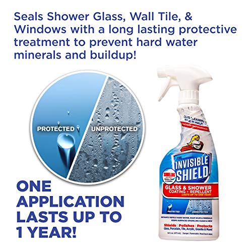 Invisible Shield Glass and Shower Coating Spray (2 Pack) Protects Glass