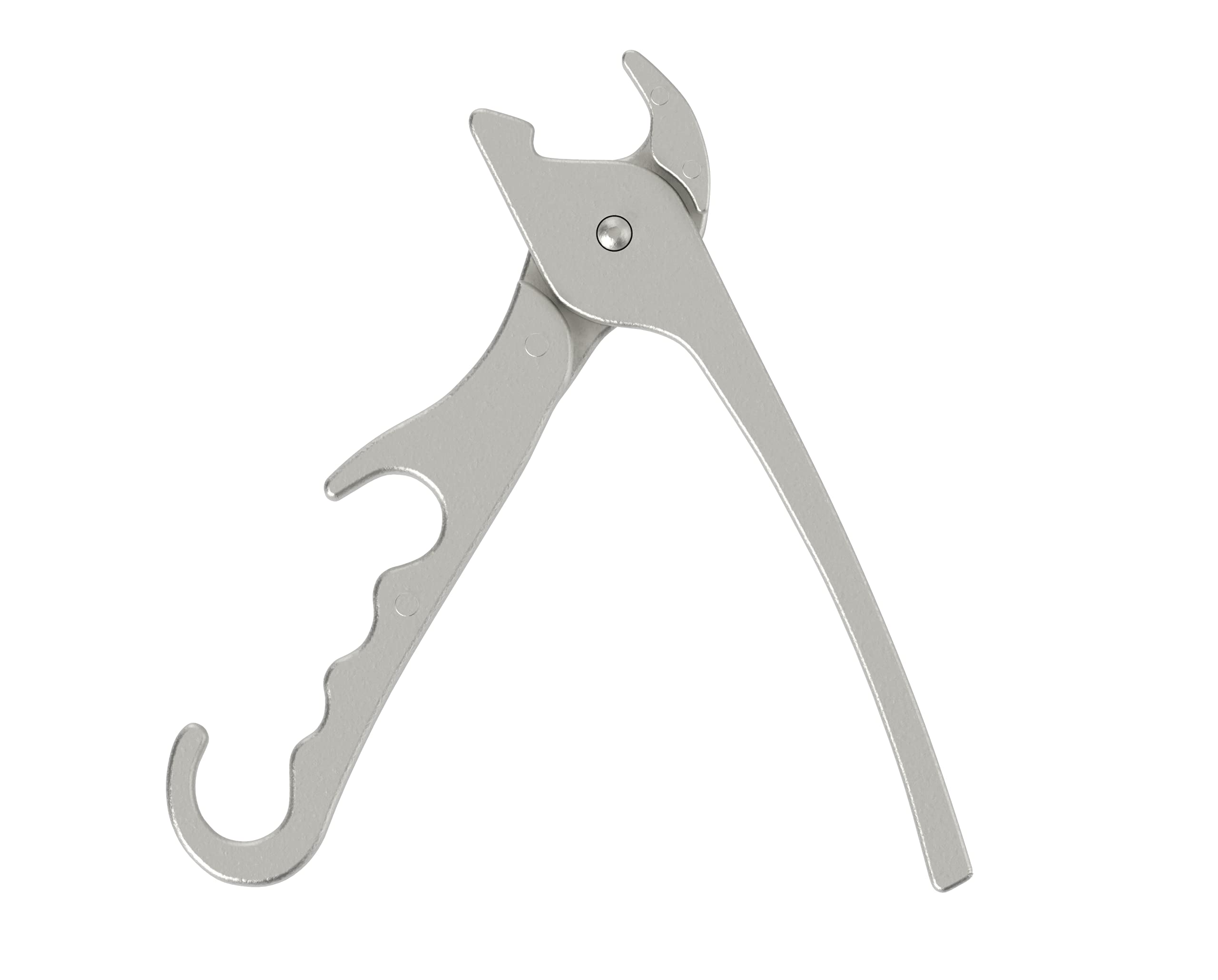 Chef Pomodoro Premium Pizza Pan Gripper, 20 cm (8-inch) Cast Aluminum, Deep Dish Heavy Duty Pans, Gripper Clip Tongs for Oven Microwave Clamp