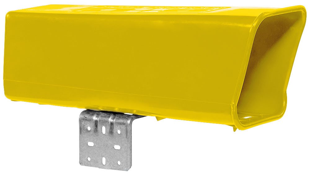 Plastic Newspaper Delivery Tube Box Receptacle & Mounting Bracket