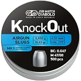 JSB Knockout Slugs MK3 .177 Cal, 10.03 Grains, Hollowpoint, 500ct