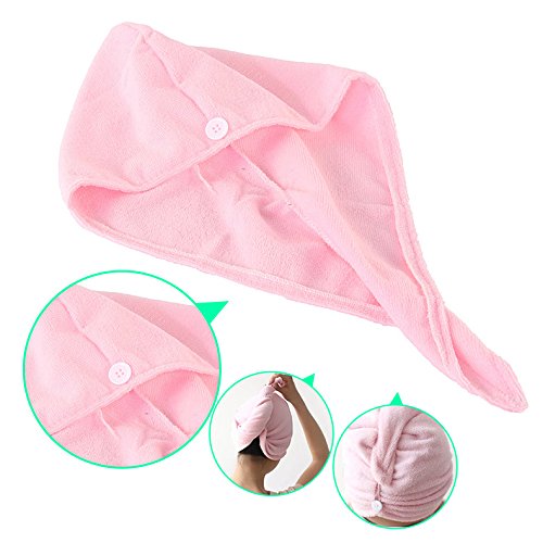 VINMAX Waterfront Pink Women Soft Spa Bath Body Wrap Set Towel Bathrobe With Fast Dry Hair Drying Cap, Bath Towel Wrap, Spa Wrap Towel