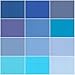 Bella Solids Blues 12 Fat Quarters Moda Fabrics 9900AB 124