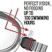 Dive Energy 2019 Adult Dry Snorkel Set with Adjustable Dual Strap - Enjoy Swimming, Snorkeling, Scuba Diving with Anti-Fog Tempered Glass Mask and No Leaks Dry Top Snorkel with Silicon Mouth Piece