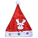 3 pcs Child Christmas Traditional Cap Santa Claus Snowman Reindeer Hat For Kids