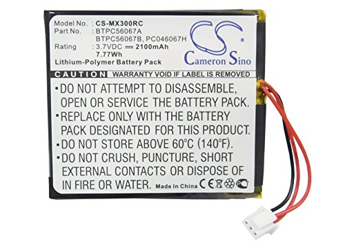 Cameron sino 2100mAh Li-Polymer Replacement BTPC56067 PC046067H Battery For Universal MX-3000 MX-3000i Remote Control