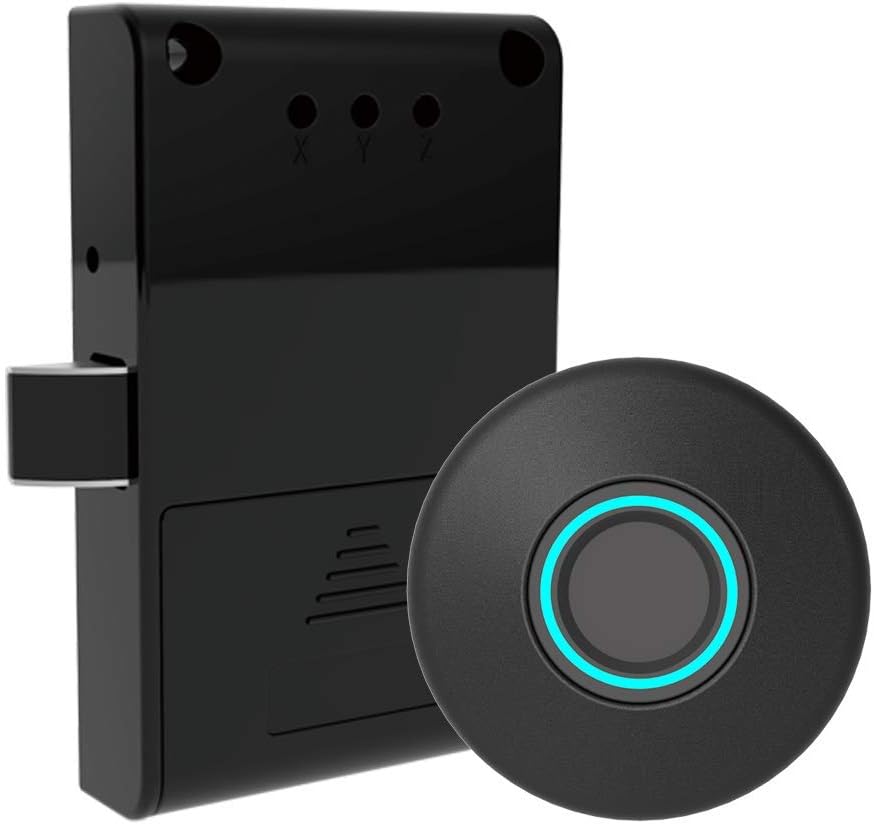 Fingerprint Lock Locks Biometric Keyless Wooden Box Furniture Drawer Fingerprint Locks