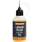 TOWOT Liquid Solder Flux, 30ml No-Clean Soldering Flux for Electronics, Lead-Free & Anti-Corrosion, High Purity Rosin Solder