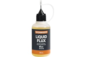 TOWOT Liquid Solder Flux, 30ml No-Clean Soldering Flux for Electronics, Lead-Free & Anti-Corrosion, High Purity Rosin Solder 