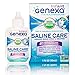 Genexa Saline Care for Infants | Certified Organic & Non-GMO Saline Spray/Drops for Infants | Free of Parabens & Chemicals | 1 FL OZ (30mL) | 3 Pack
