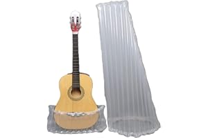 (1 PACK + Free Pump) BZQZDAI Inflatable Guitar Protective Bag Fit For Shipping Most Acoustic Guitars Compatible with Guitar Shipping Boxes Provide Great Protection For Your Guitars During