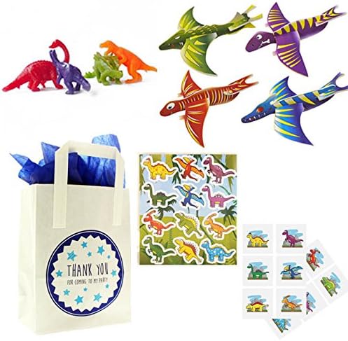 Boys Dinosaur Party Bag - Ready To Fill Paper Party Bag - The Dinosaur Value Party Bag