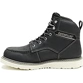 CAT Men's Reclaimer Wedge Waterproof Construction Boot, Black, 8