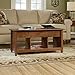 Sauder Edge Water Lift-top Coffee Table, Auburn Cherry finish