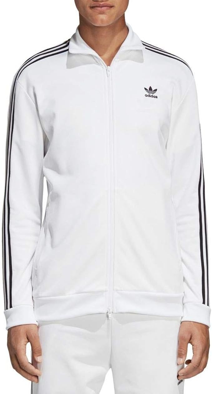 adidas originals beckenbauer track top white