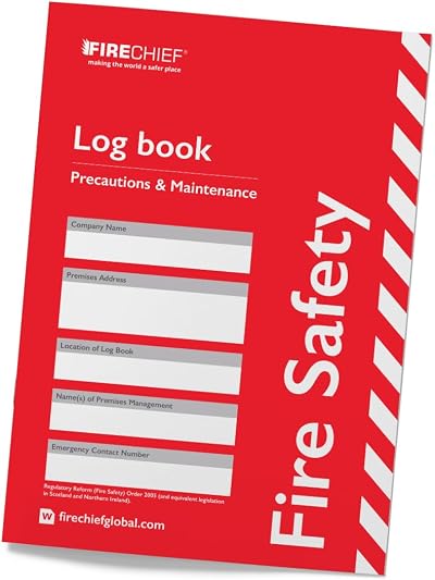 Firechief Fire Safety Log Book A4 for Office and Premises