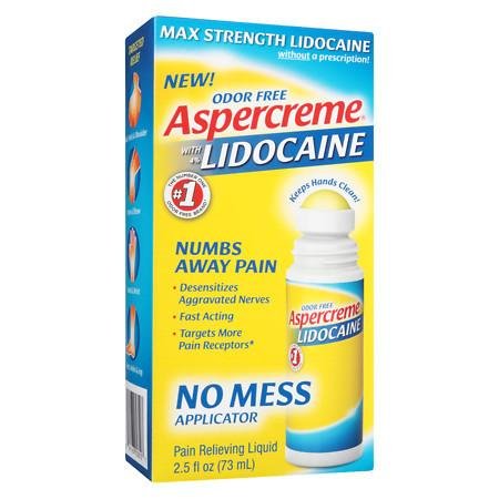 Aspercreme Lidocaine No-Mess Roll-On