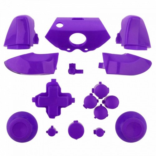 ModFreakz® Full Button Set Thumbsticks Solid Purple For Xbox One Model 1537 Controllers