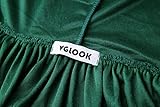 VGLOOK Full Length Hooded Cloak Long Velvet Cape for Christmas Halloween Cosplay Costumes 59