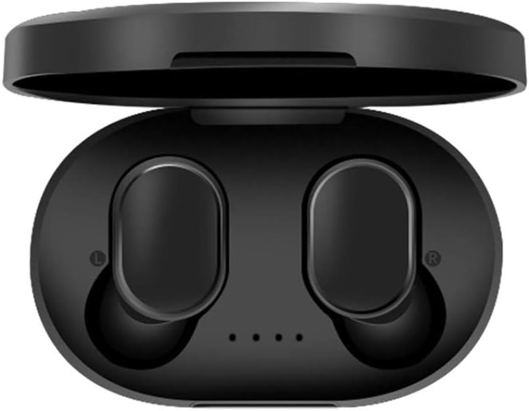Wireless Earbuds, Truly Wireless Bluetooth 5.0 in-Ear Headphones, Easy-Pair IPX5 Sweatproof Bluetooth Earphone with Charging Case, 80H Standby Time, Built-in Mic (Black)