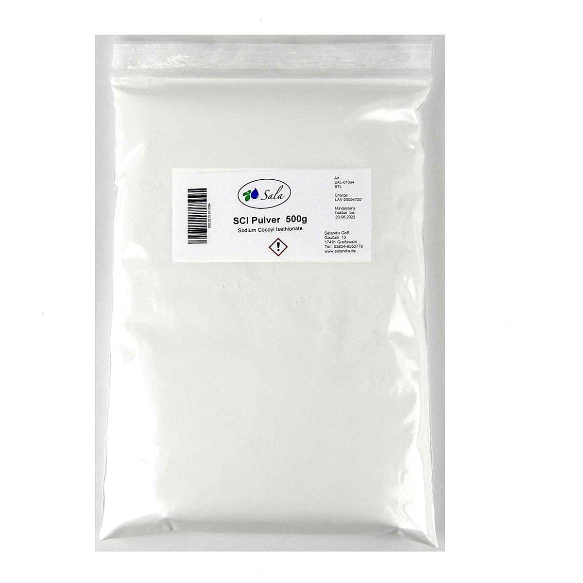 Sala SCI Powder Sodium Cocoyl Isethionate 500 g Bag