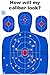 Big Dawg Targets - 18 X 24 Inch Blue Silhouette Reactive Splatter Target - 10 Pack