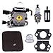 FitBest Carburetor Fits Stihl FS38 FS45 FS46 FS55 FS74 FS75 FS76 FS80 KM85 Trimmers with Spark Plug + Fuel Filter + Air Filter+Primer Bulb + Gasket