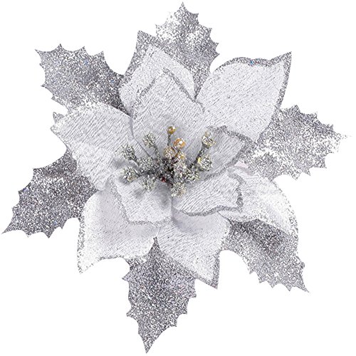 image for Jeash Xmas Decorations Artificial Decorative Artificial Flowers Christ