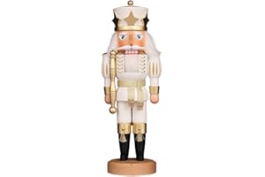 Christian Ulbricht Nutcracker - Prince White/Gold - 39 cm / 15.4 inch