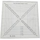 TZCCH Easy Half-Square Triangles Template Quilting Ruler Quilting Templates #RL-EHS