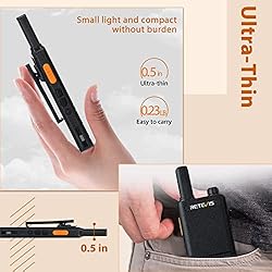 Retevis RT22P Walkie Talkie with Earpiece, New