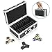 Accmor Aluminum Fidget Carrying Case for Fidget Hand Spinner, Holds 10 Fidget Spinners, 7.1'' (L) x 4.3