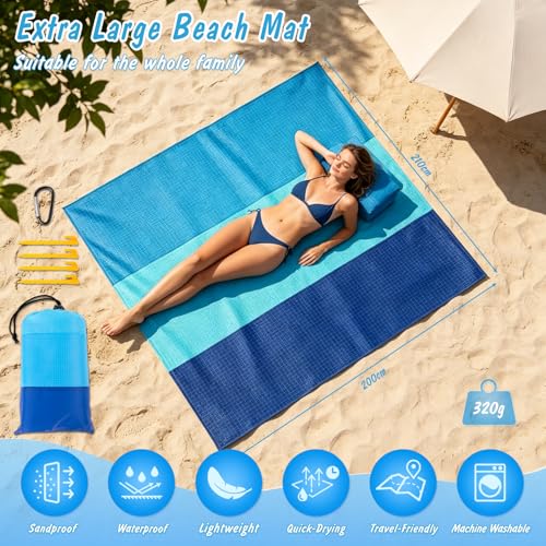 YYSWSAKY Regalo para Mujer, Pack Regalo Mujer Playa, Bolso de Playa Grande, Manta Impermeable 200x210cm, Vaso con Tapa y Pajita, Bola de Baño, Regalo de Cumpleaños para Mejor Amiga, Hermana